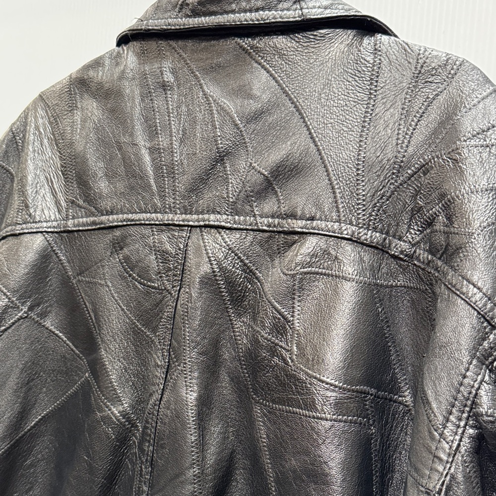Rio Las Vegas Patchwork Leather Jacket - image 6